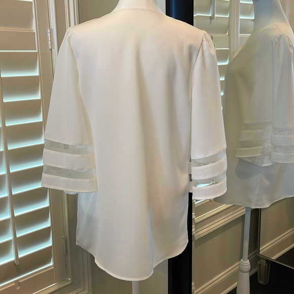 Bell Sleeve Blouse, Color - off white - Picture 2 of 6